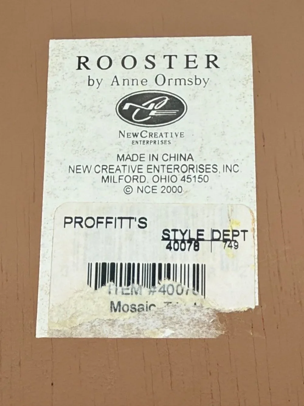 Rooster Tile Trivet Or Wall Decor 8